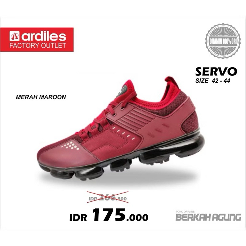 SEPATU RUNNING ARDILES - PRS SERVO size 44 - ARDILES MEN RUN SERVO