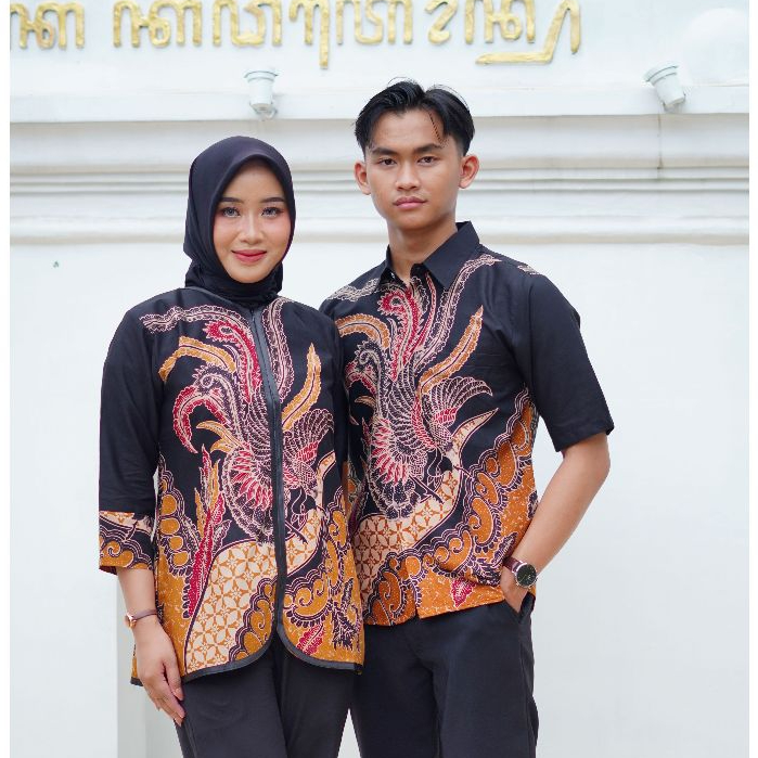 Batik Yudhistira - Batik Sarimbit Couple Bahan Katun Premium Lapisan Furing dan Full Trikot