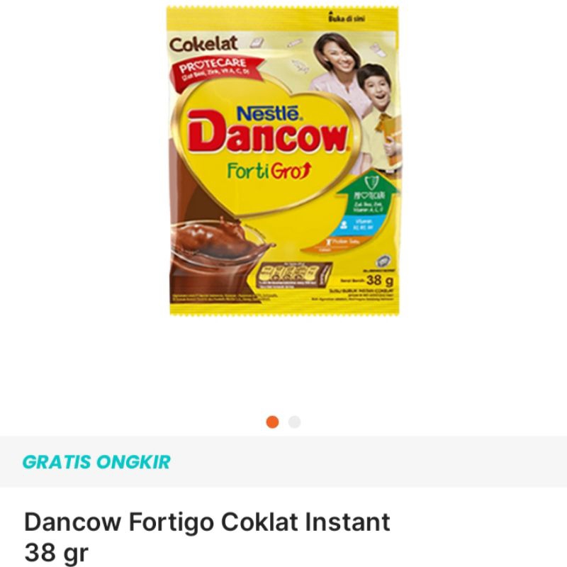 

5pcs Dancow fortigo coklat sachet