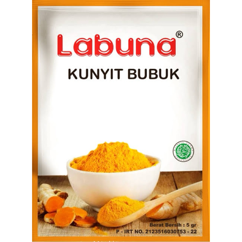 

KUNYIT BUBUK SACHET 4,5 GR - LABUNA