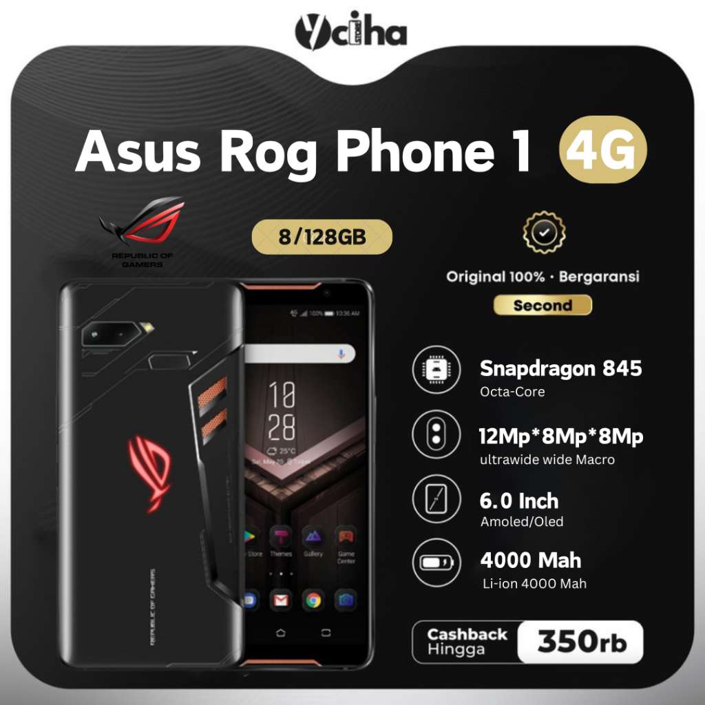 Asus Rog Phone 1 8/128GB Resmi