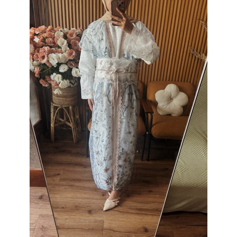Beachylooks kaftan dress kondangan outfit lamaran gaun pesta
