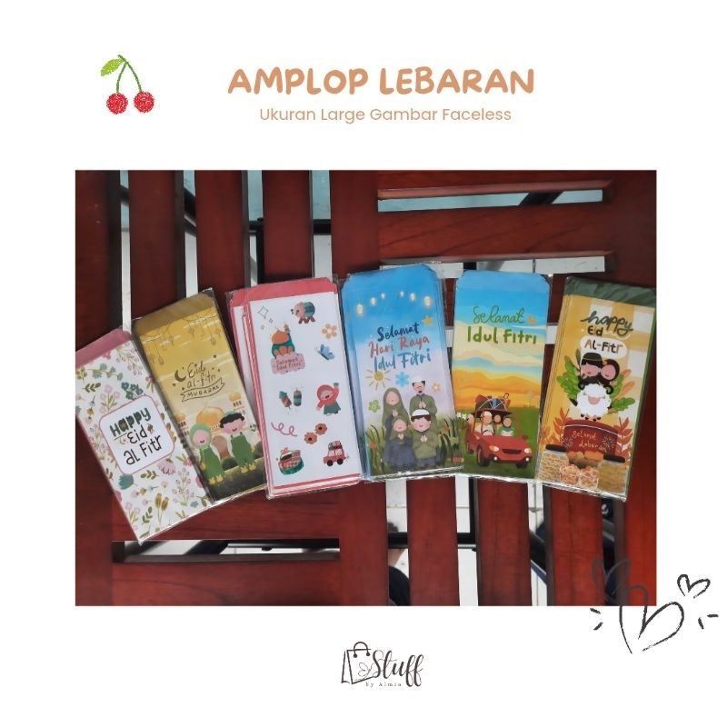 

Amplop Lebaran 2025 Isi 5 Pcs Faceless Design Ukuran Large Uang Tidak dilipat