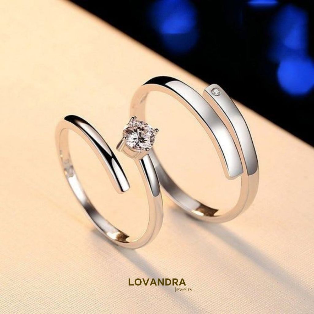 Cincin Custom Couple Perak Unik