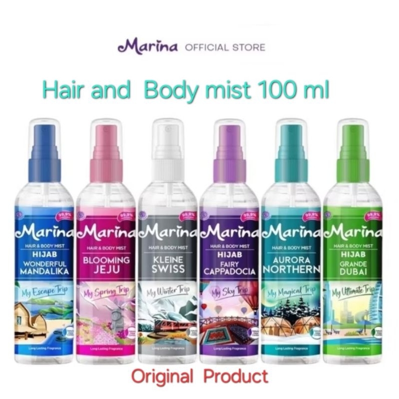 Marina hair & body mist 100 ml/body mist marina 100ml