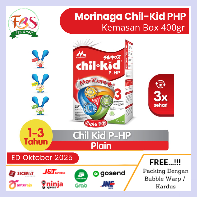 

Morinaga Chil Kid PHP Susu Pertumbuhan Anak Usia 1 sd 3 Tahun Box 400g