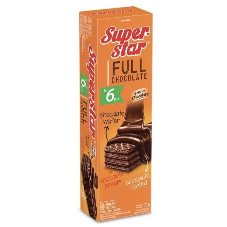 

Superstar Wafer Full Cokelat 75 g