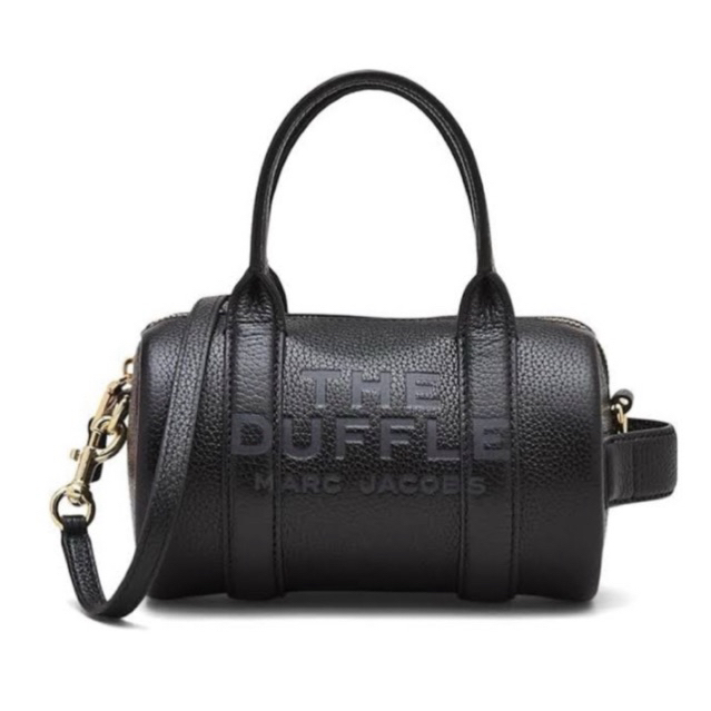 MJ The Mini Duffle Leather Black