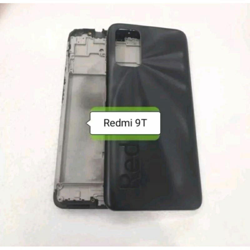 Kesing Housing Fullset BackDoor Casing Belakang + Frame LCD XIAOMI REDMI 9T | Cassing Belakang Back 