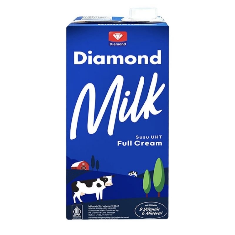 

Diamond Milk Susu UHT Full Cream Kotak 1 L