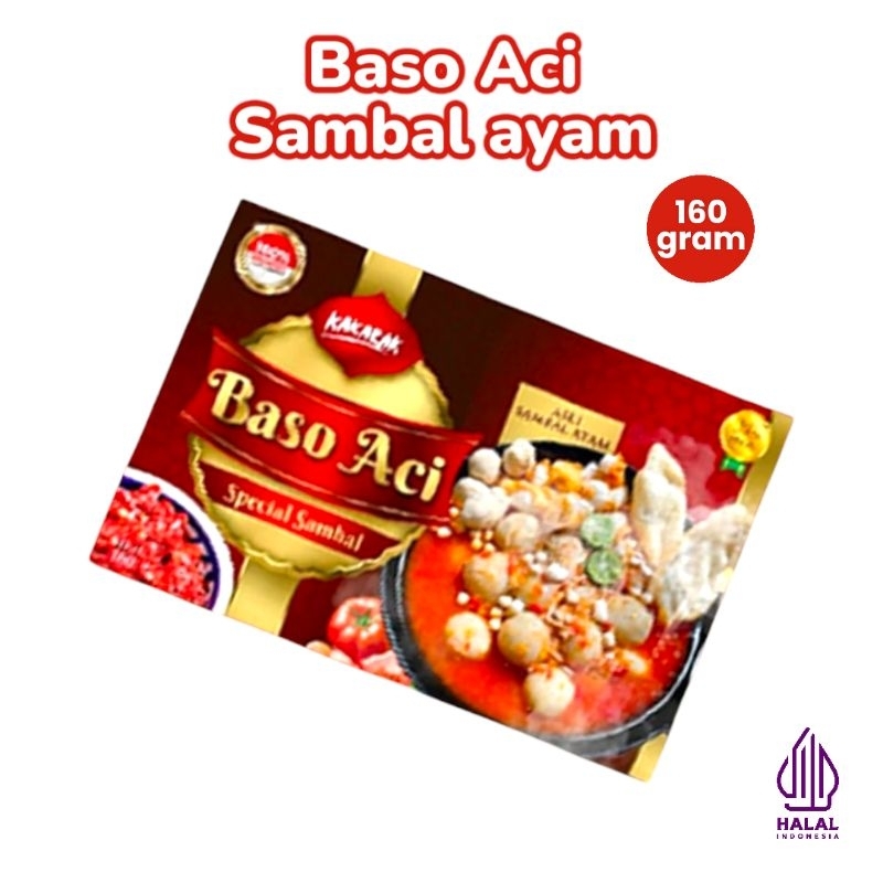 

KAKARAK - Baso Aci Instant Kemasan Sambal Ayam 160gr