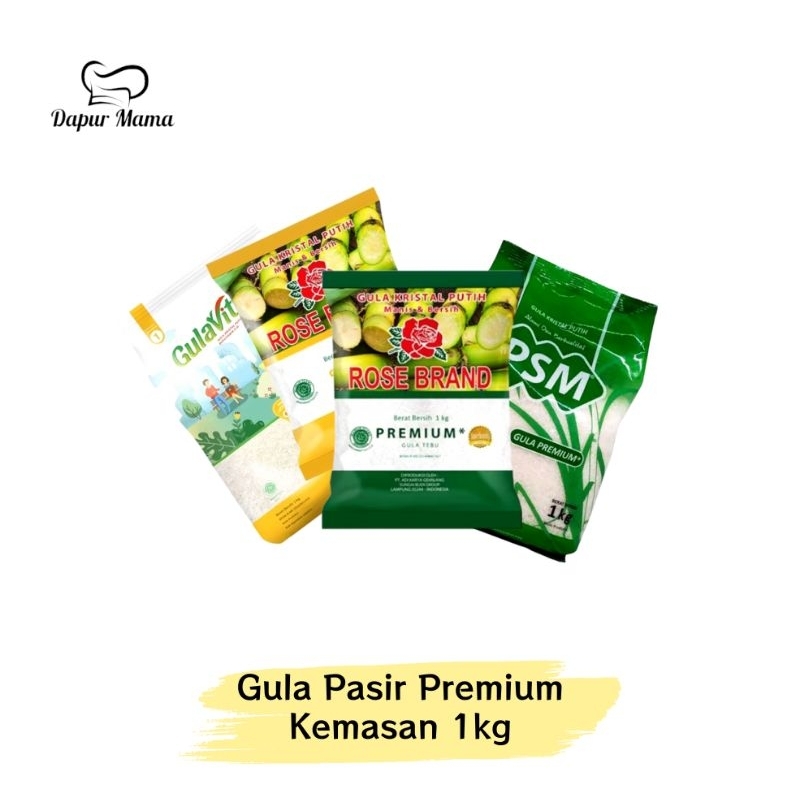 

Gula Vit Rose Brand PSM Gula Pasir Premium Serbaguna Kemasan 1000g