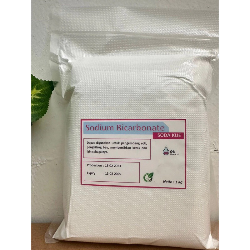 

SODIUM BICARBONAT/NATRIUM BICARBONAT/BAKING SODA/ SODA KUE - HALAL - FOOD GRADE - 1 KG EX. NOVABAY