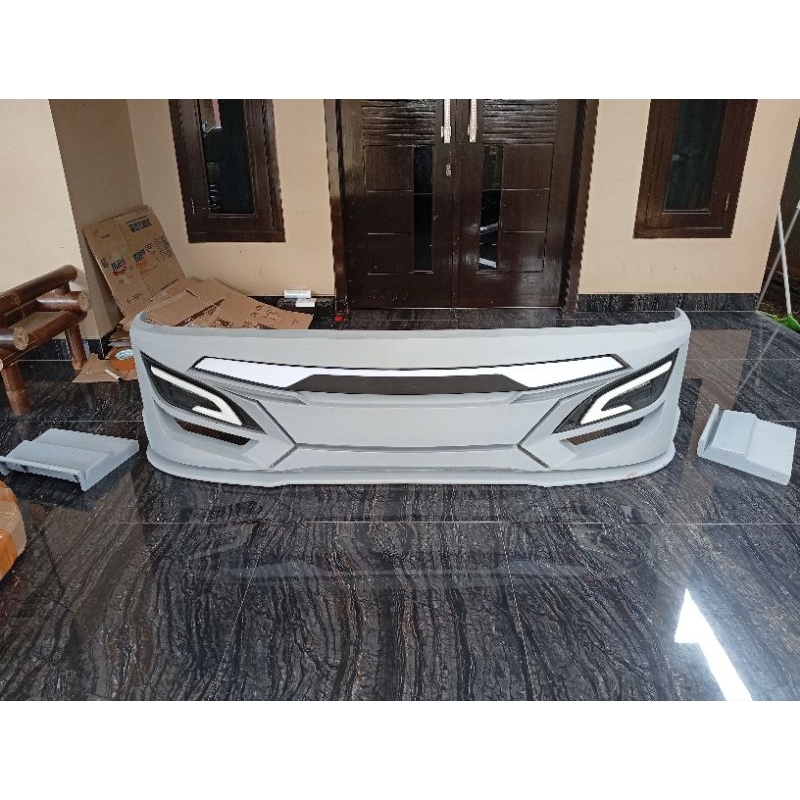 Bemper truk mitsubishi canter foglamp patriot