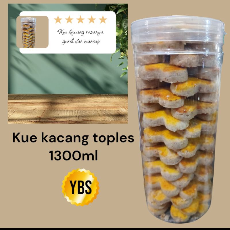 

kue kacang toples tabung 1300ml