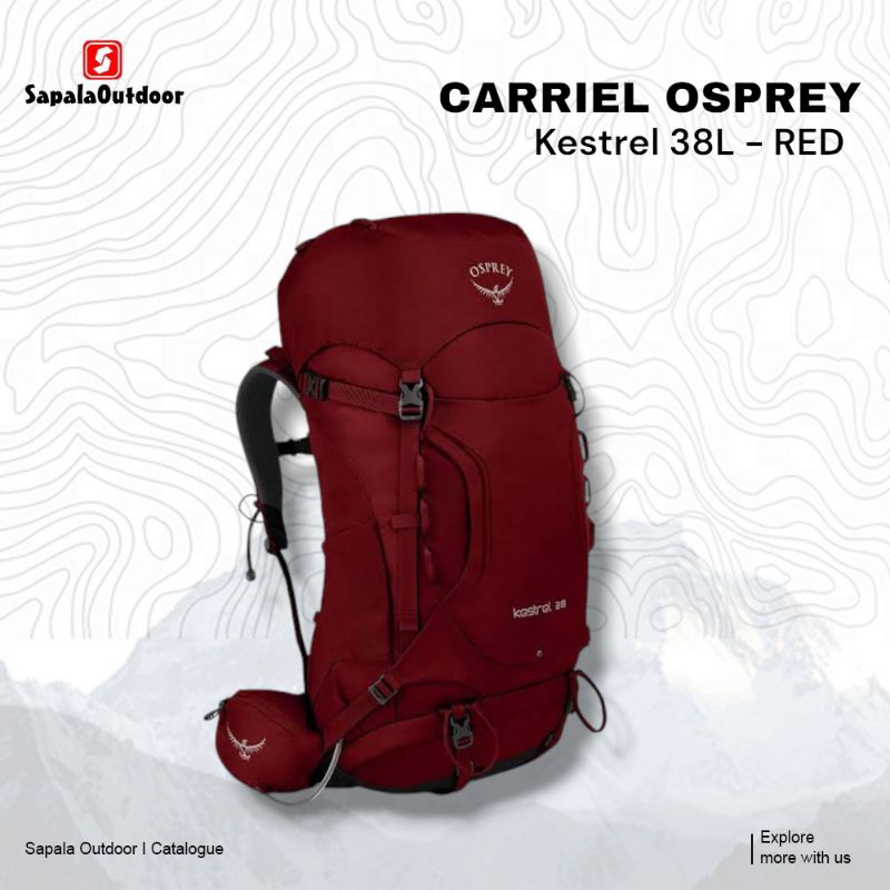 CARRIEL OSPREY Kestrel 38 L - Red