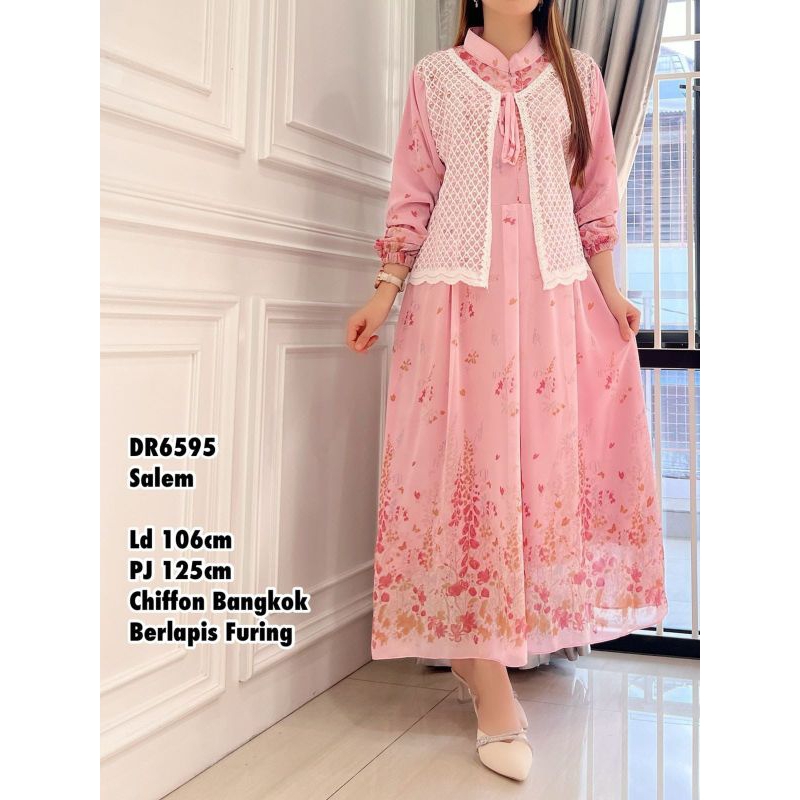 Dress DR6595 Dress Chiffon Bangkok - GO