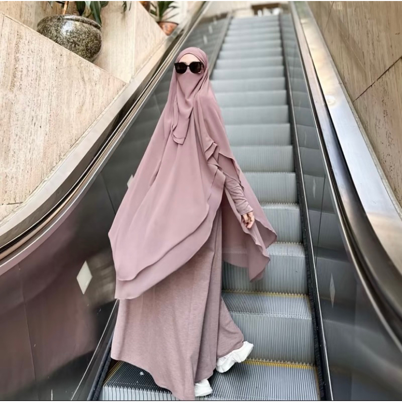 French Khimar Sarah by Yoora Sarah| Baru