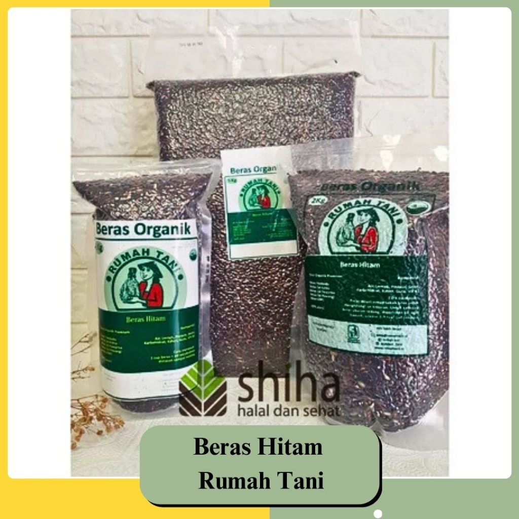 

SHIHA - Beras Hitam Organik Rumah Tani 1kg dan 2kg