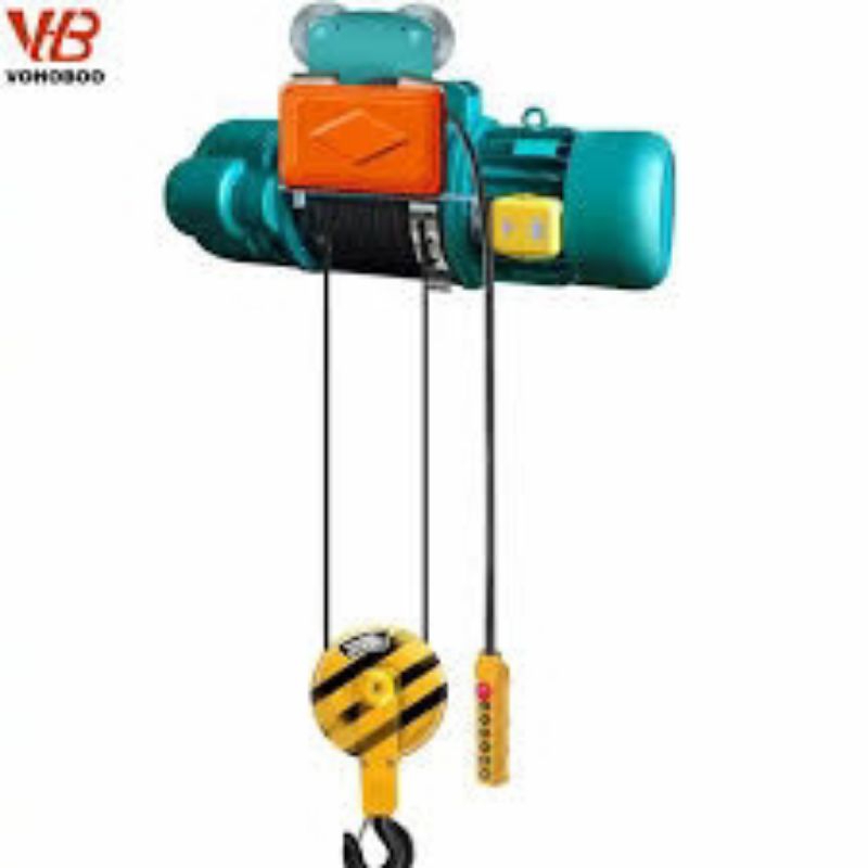 Wirerope Hoist 2 ton - 10 ton, Panjang rantai 9 Meter