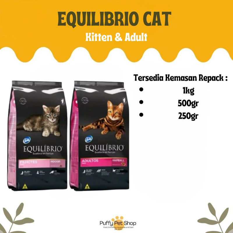 [MAKANAN KUCING] Equilibrio Kitten & Equilibrio Adult