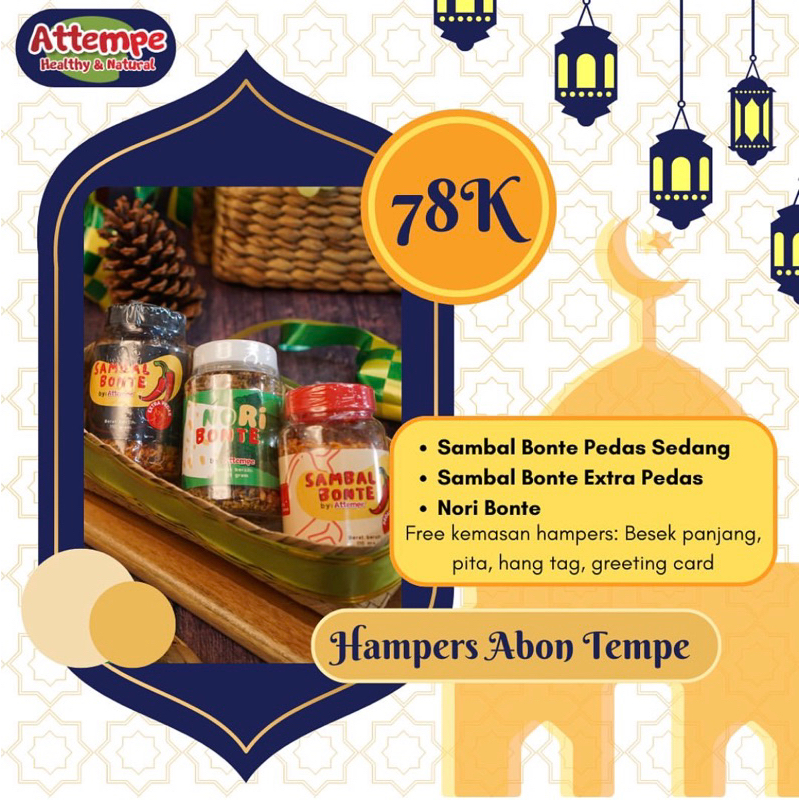 

Hampers Bonte Abon Tempe Eid Healthy Hampers Attempe Healthy Food