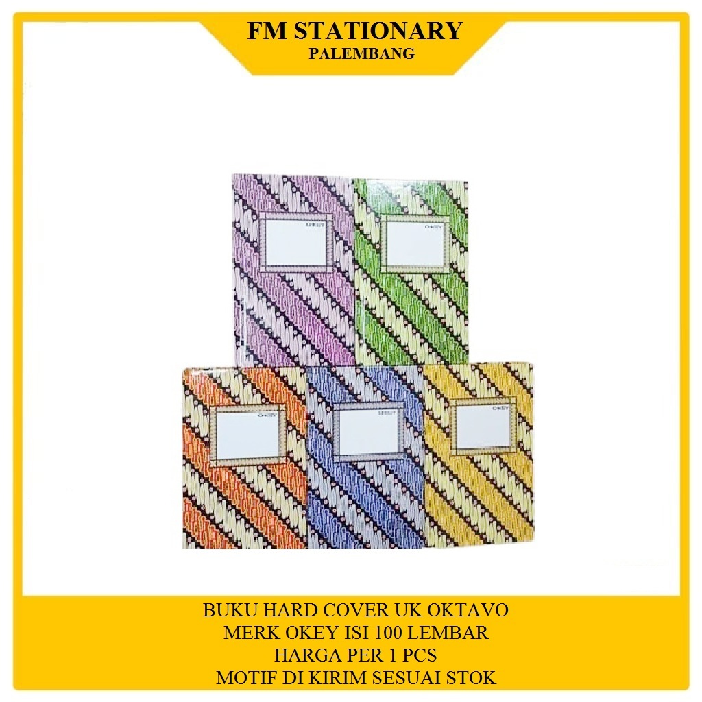

Buku Hard Cover A6 Oktavo/ Buku Hard Cover Oktavo isi 100