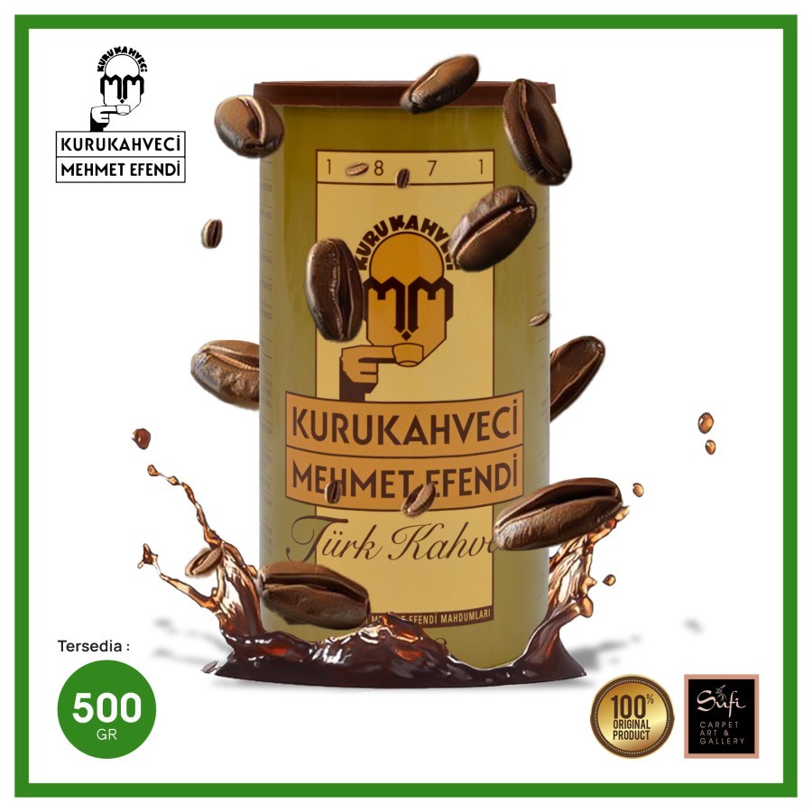 

Kopi Turki Kurukahveci Mehmet Efendi Premium Original Turki Turk Kahvesi 500 Gr