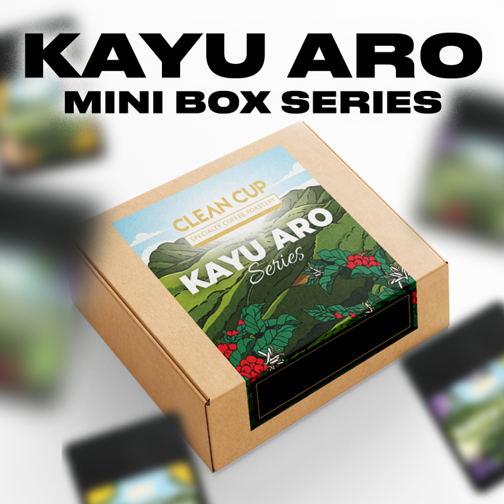 

Kopi Clean Cup Mini Box Kayu Aro Series Whole Bean