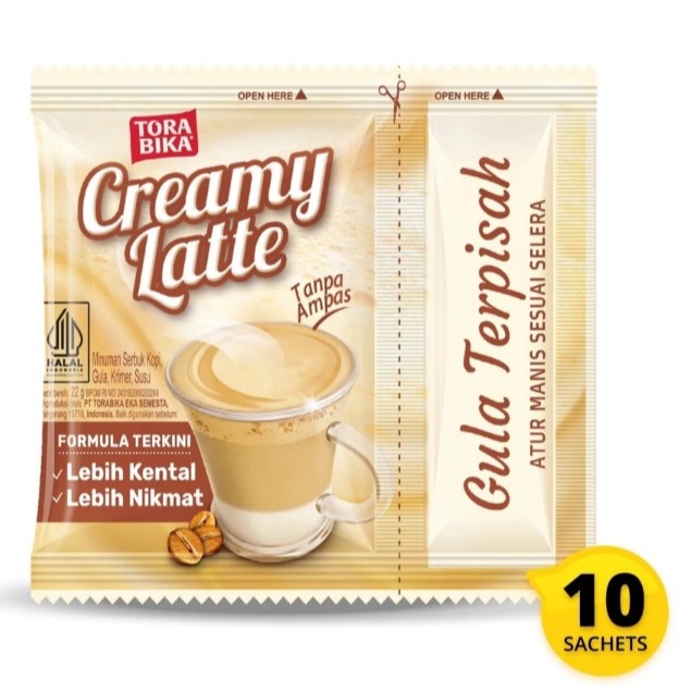 

TORABIKA CREAMY LATE 10X22GR