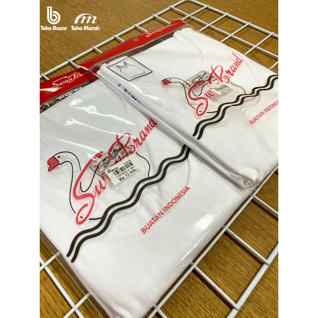 Swan Brand Kaos Singlet Pria | Baju Dalam Pria | Singlet Pria Dewasa | SB 123 BP