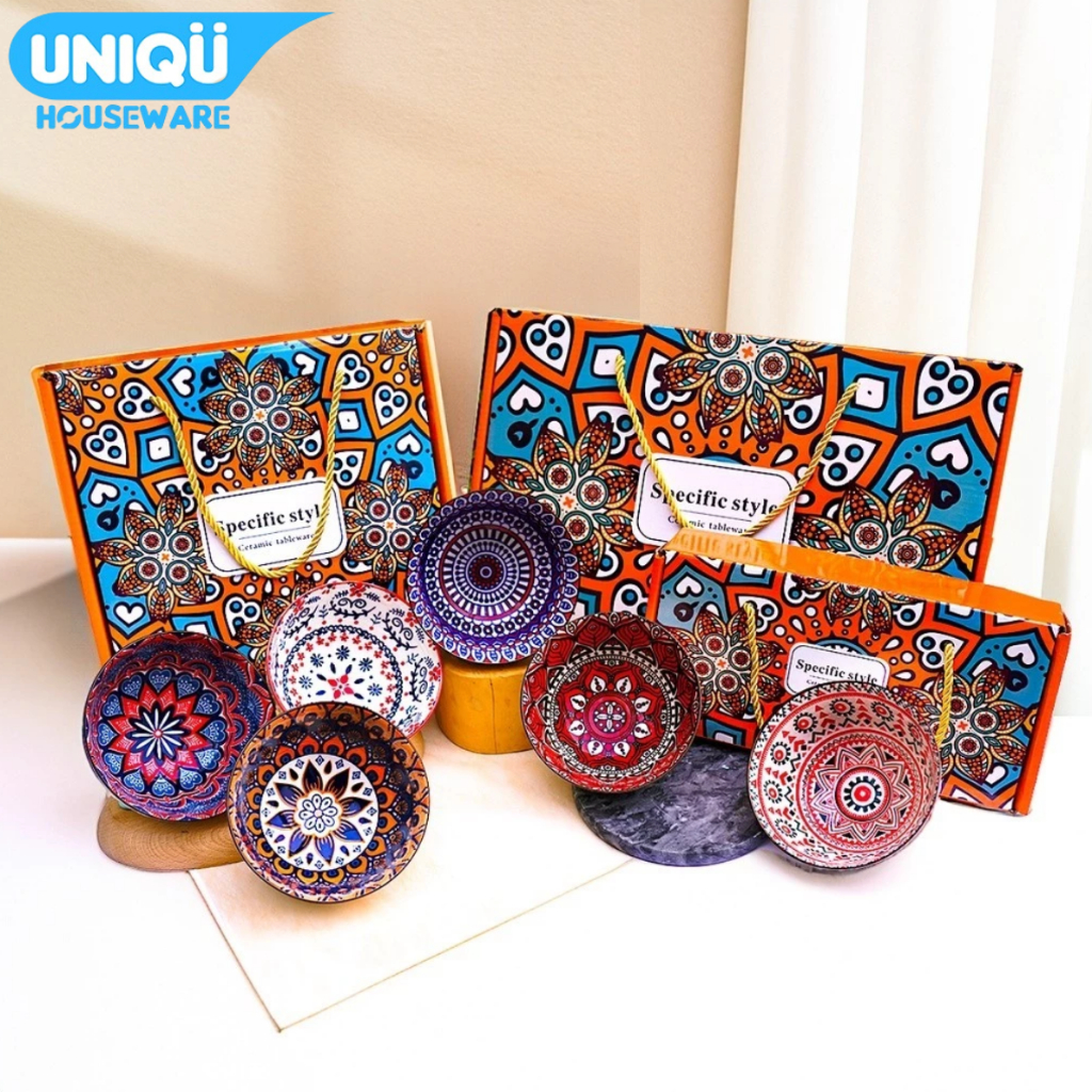 UNIQU Hampers Mangkok Set Jepang Keramik