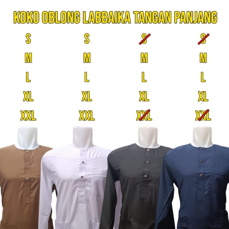 koko melayu kerah oblong/ koko kerah oblong / koko abu dhobi / baju koko