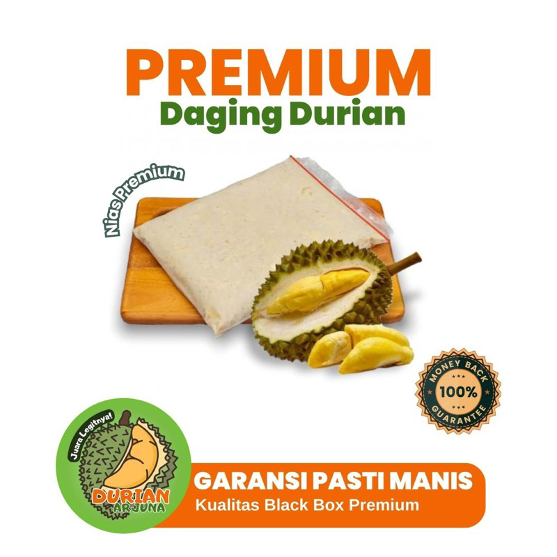 

Daging Durian Kupas Nias 1 Kg