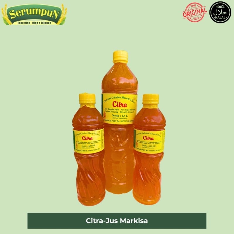 

Jus Markisa Citra | Jus Markisa | Jus Markisa Botol | Oleh-Oleh Khas Makassar
