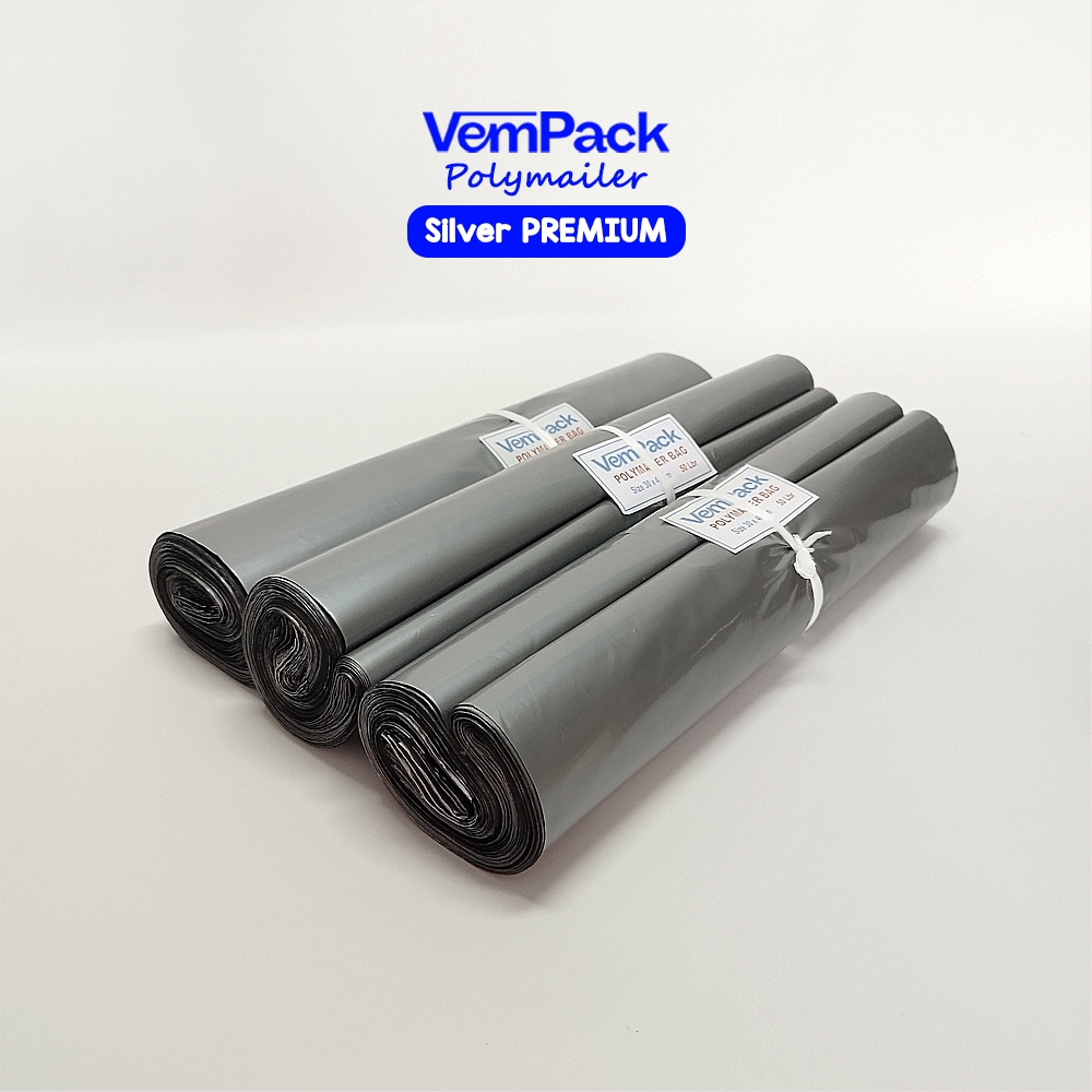 

RB Polymailer EKONOMIS 35x45 CM 40 Micron PE Glossy Plastik Packing Online Shop Tebal Anti Sobek