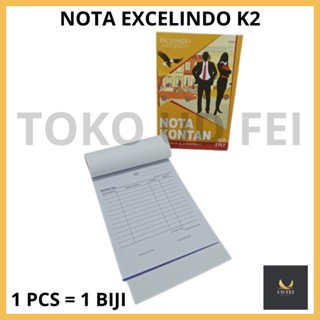 

(1 PCS=1 BUKU) Nota Kontan K2/ NOTA EXCELINDO K2/ NOTA KONTAN KECIL 2 PLY
