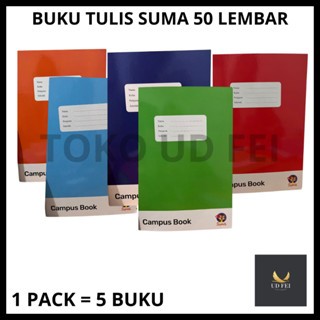 

(1 PACK = 5 BUKU) Buku Tulis SUMA/ Buku Tulis 50 Lembar/ Buku Tulis SUMA 50 lembar
