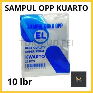 

(10 LBR) Sampul OPP kuarto / Sampul Kwarto/ Sampul buku plastik