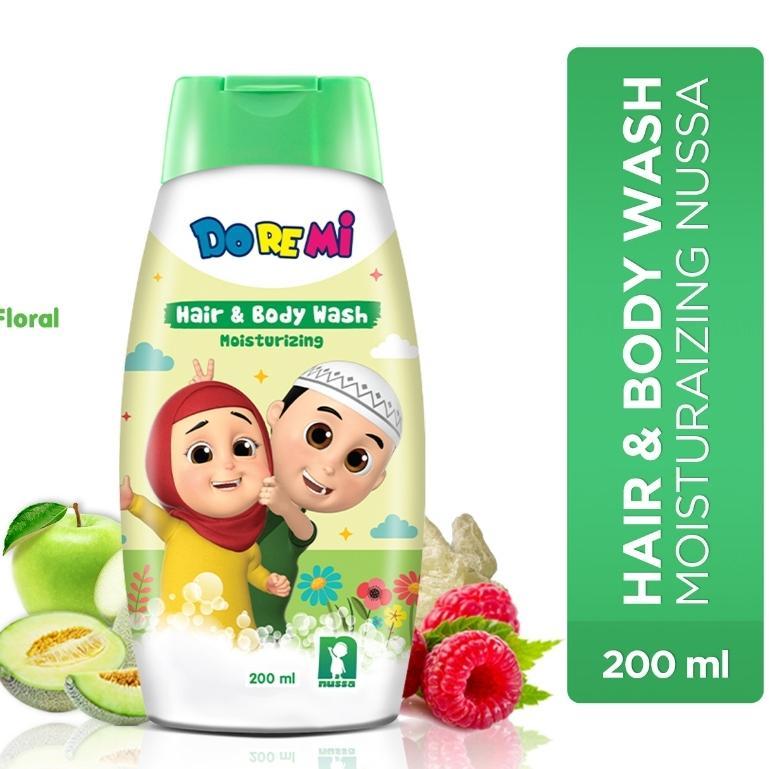 Doremi Nussa Rara Hair And Body Wash Moisturizing 200Ml Sabun Mandi Anak