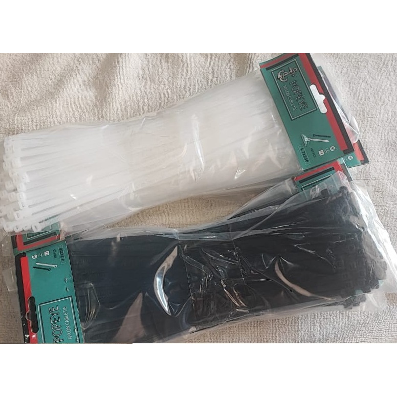 

KABEL TIES POPEYE 25 CM ( 1 PAK ISI 100 )