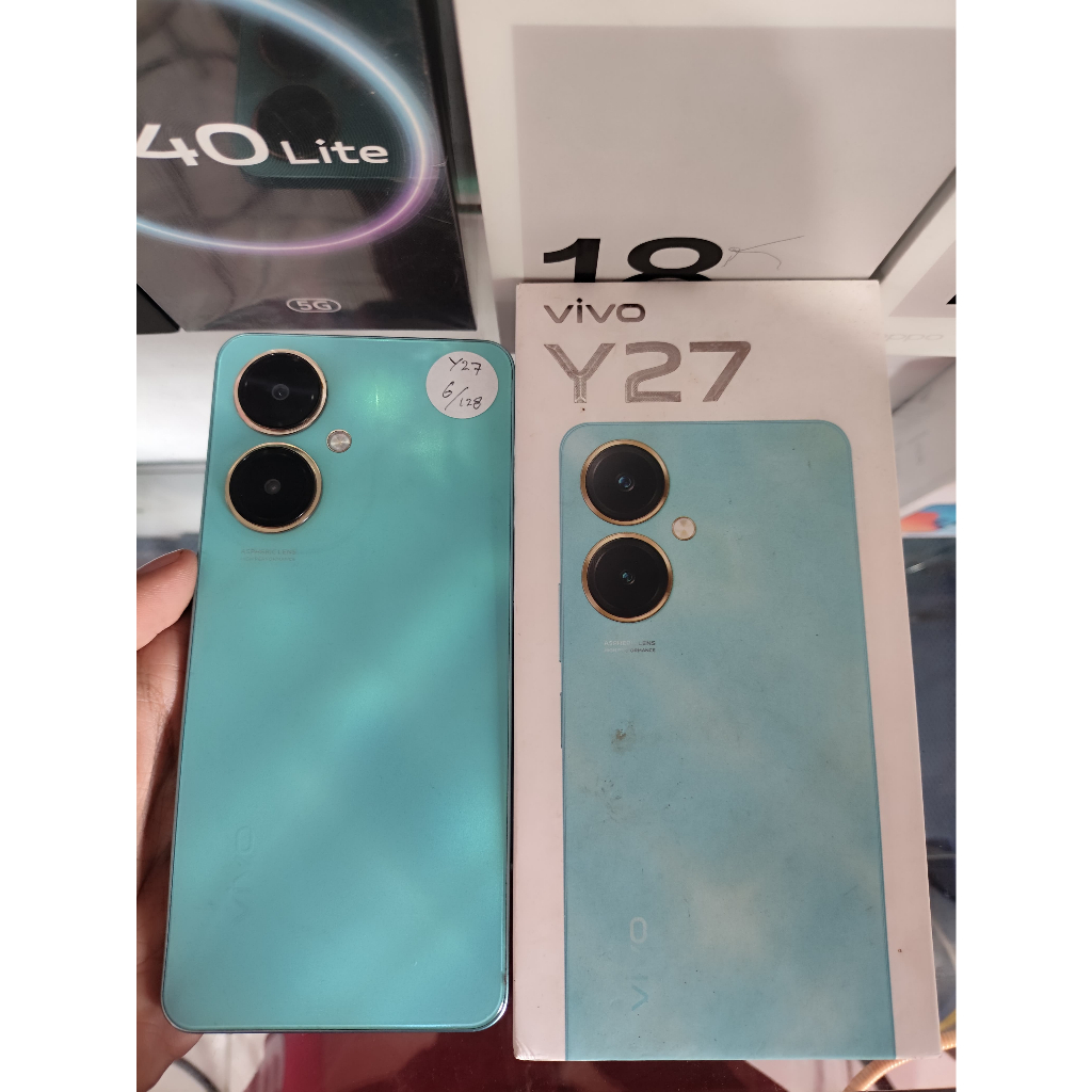 (SECOND) Vivo Y27 - Ram 6 internal 128 | 50 MP Camera | Chipset Helio G85 | Capacity battery 5000Mah
