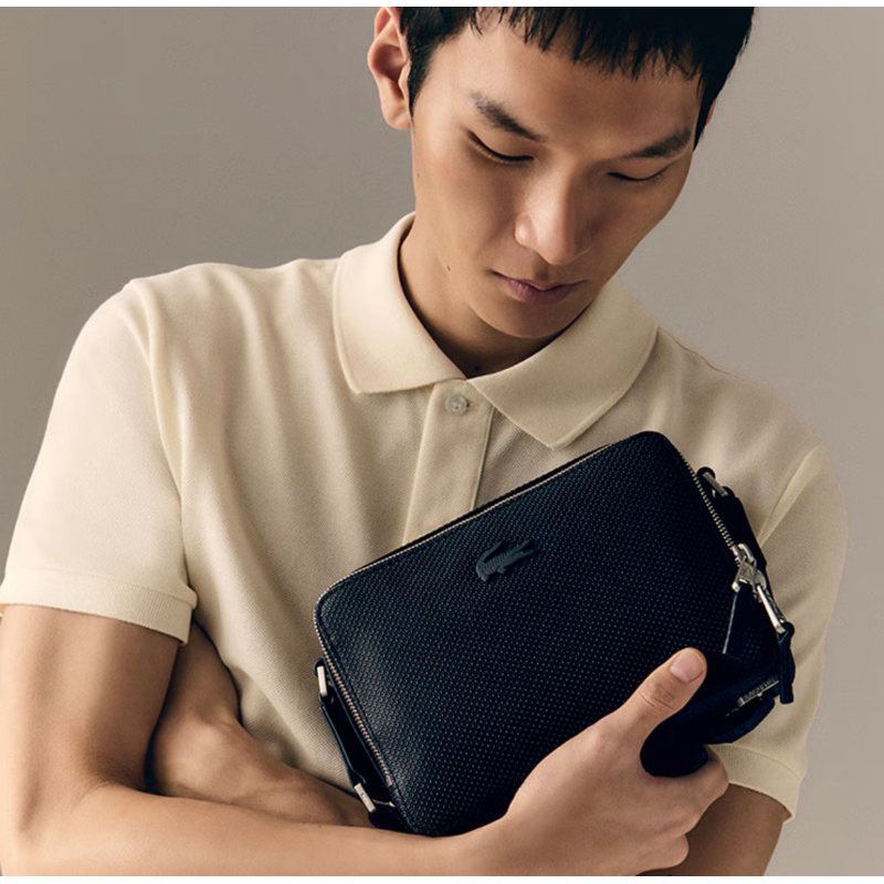 Tas Tangan Lacoste Original Black - Preloved