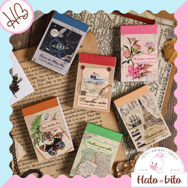 

1 set isi 50 lembar ancient spirit sticker diy journaling aesthetic vintage retro diary deco stiker HB1920