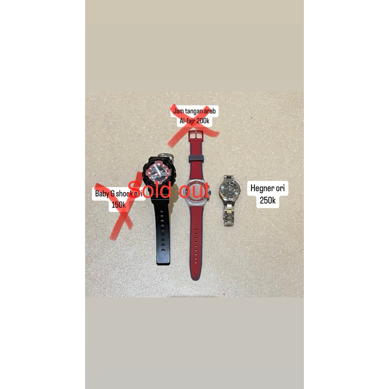 Preloved jam tangan hegner original