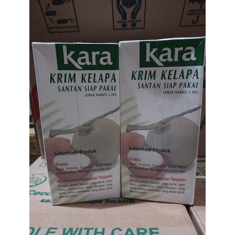 

Kara krim kelapa santan siap pakai 1000ml/1lt