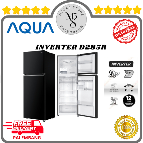 Kulkas Aqua 2 Pintu DTM 285RAP/DTM 305RAP Kulkas 2 Pintu Aqua Inverter Kulkas Dua Pintu AquaTurbo Co