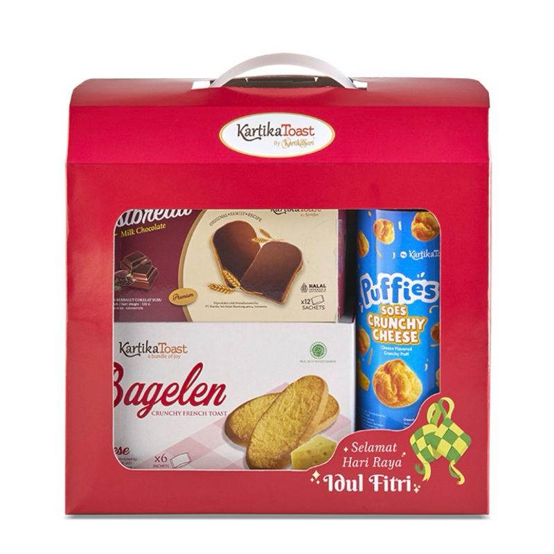 

HAMPERS Toast Lebaran 3 pcs cookies/kue kering