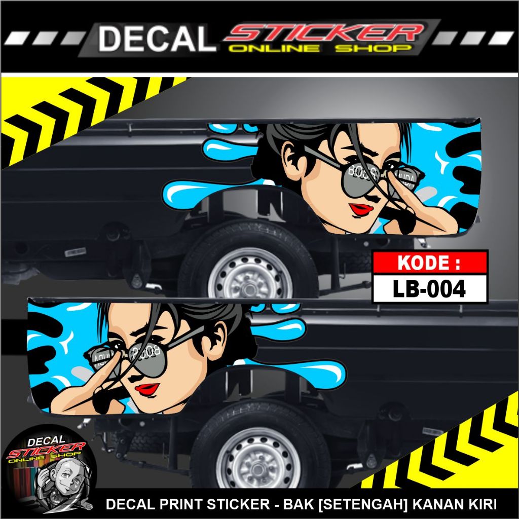 STIKER BAK SAMPING L300 DECAL VARIASI PICKUP VARIASI DECAL SEMI-FULL KANAN KIRI