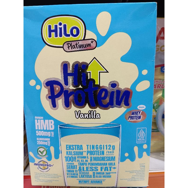 

HiLo Platinum Vanilla 336G Box - Susu Untuk Usia 18-50 th